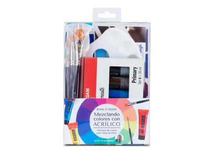 Talens Set Mezclando Colores Con Acrílico