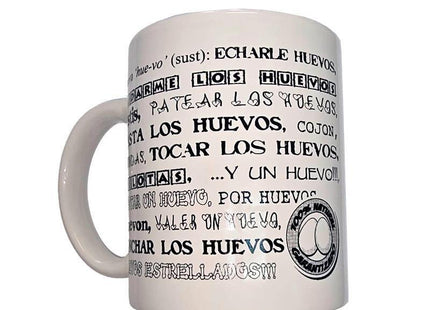 Taza Mug Sinonimos Huevos 370ml