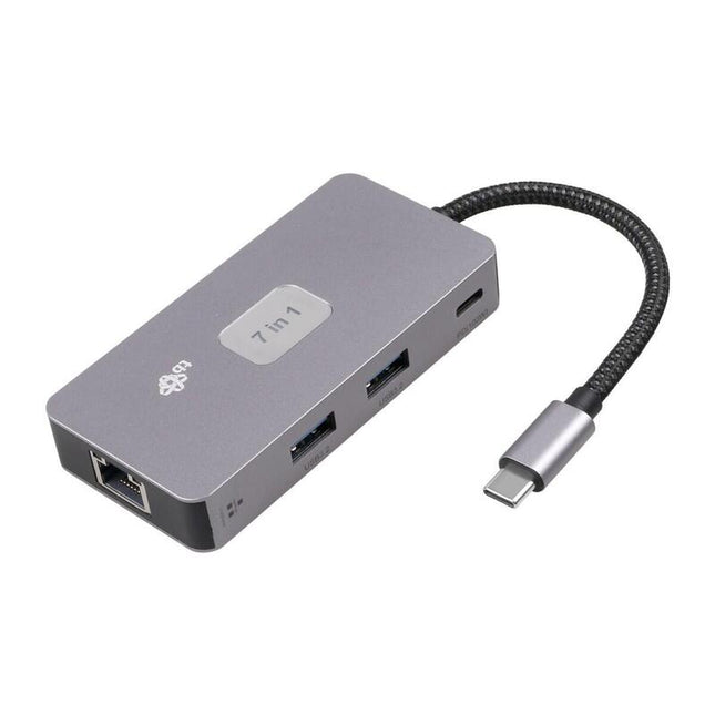 Tb Adaptador Usb C 7 En 1 Hdmi X 2 Usb Sd/Tf Rj45 P