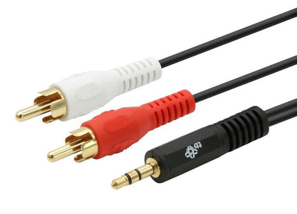 !Tb Cable 3,5mm Minijack -2x Rca M/M 2,5m