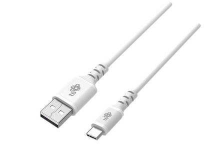 !Tb Cable Usb-Usb C      2m Silicone Blanco