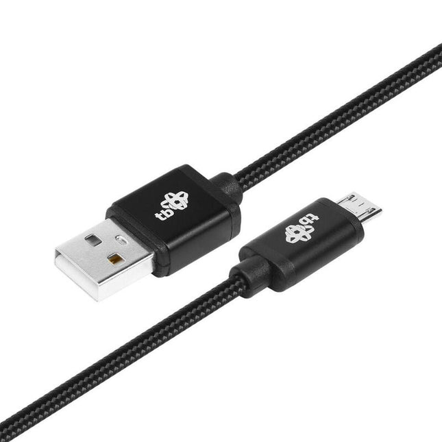 !Tb Micro Usb - Usb      1.5 M. Cable Negro