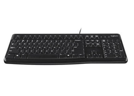 Teclado Logitech K120 Inglés Eeuu Usb Qwerty Negro