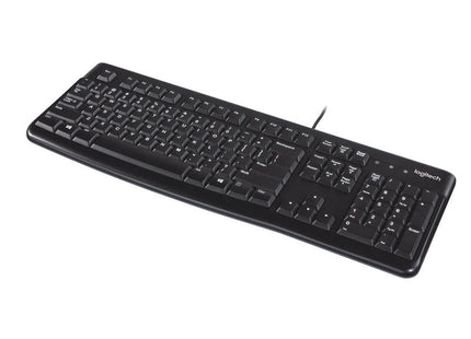 Teclado Logitech K120 Inglés Eeuu Usb Qwerty Negro