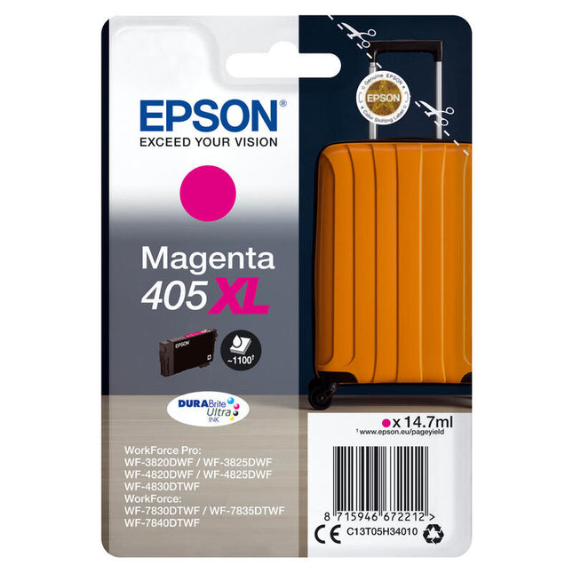 Tinta Original Epson 405 Xl Alta Capacidad Magenta