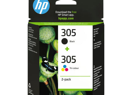 Tinta Original Hp 305 Multipack Negro Tricolor
