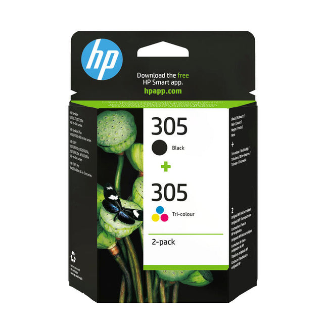 Tinta Original Hp 305 Multipack Negro Tricolor