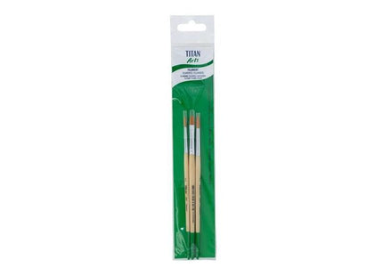 Titan Arts Set De Pinceles 81/4-6,84/8 Set 3 Ud