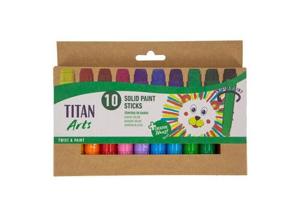 Titan Arts Témpera En Barra C/Surtidos Estuche 10 Ud