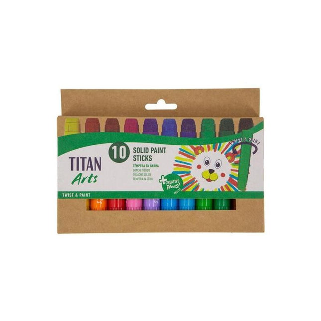 Titan Arts Témpera En Barra C/Surtidos Estuche 10 Ud