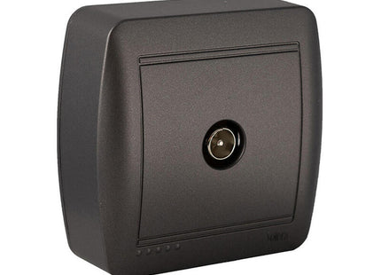 Toma De Señal Única Para Tv. De Superficie. Serie Mural