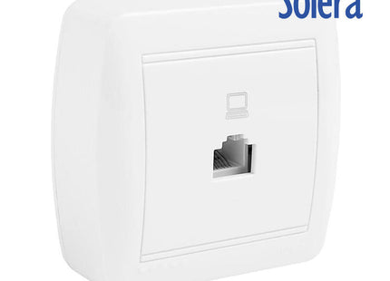 Toma De Telefono Rj45 Cat 5e 74x72x28mm. S. Mural Solera Mur88u