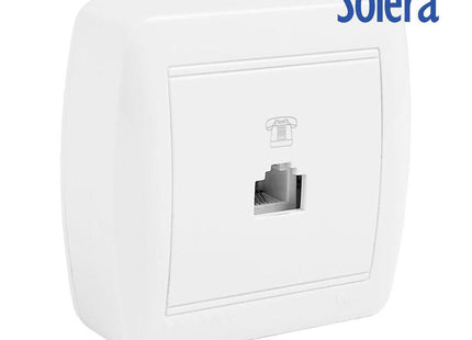Toma De Telefono Tj11 (4 Vias) 74x72x28mm.S. Mural Solera Mur84u