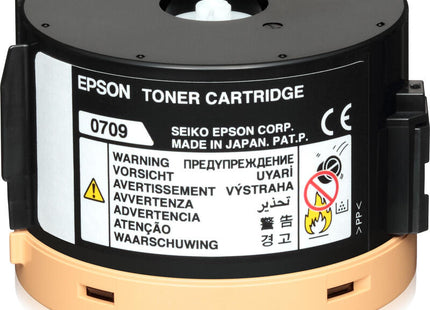 Toner Original Epson 0709 Negro Para Workforce Al-M200dn, Al-M200dn Double Pack Bundle Etd, Al-M200dw, Al-Mx200dnf, Al-Mx200dwf