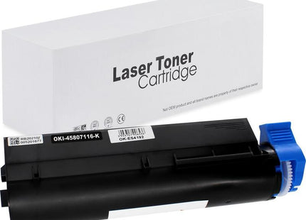 Tóner Para Oki 45807116 Negro 12000 Páginas Neutral Box
