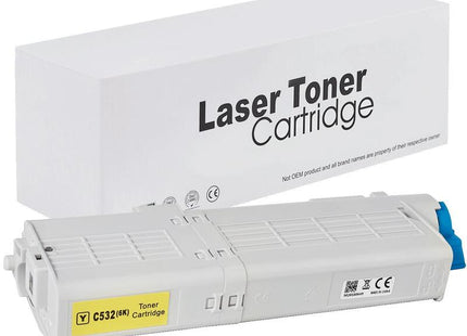 Tóner Para Oki 46490605 Amarillo 6000 Páginas Neutral Box