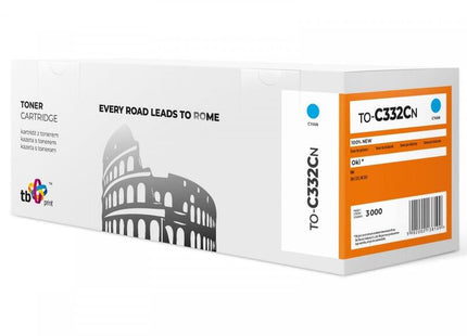 Toner Para Oki C332 To-C332cn Cy 100 Nowy