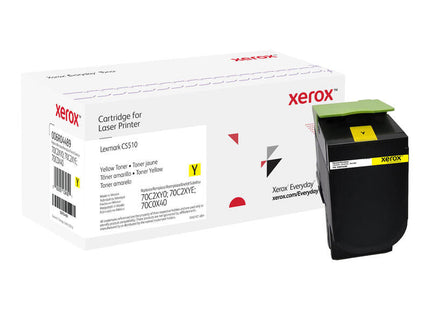 Tóner Xerox 006r04489 Compatible Con Lexmark 70c2xy0  70c2xye  70c0x40  Amarillo