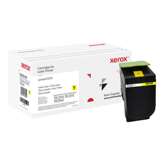 Tóner Xerox 006r04489 Compatible Con Lexmark 70c2xy0  70c2xye  70c0x40  Amarillo