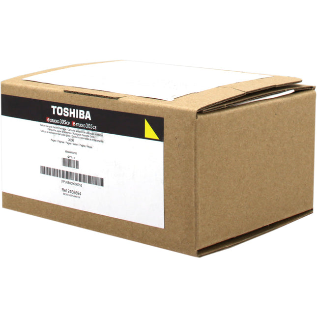Toshiba Tóner Amarillo T-Fc305py-R 6b000000753  3000 Copias Cartucho De Impresión Retornable