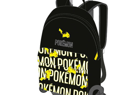 Toybags Mochila Pokemon Pikachu Mochila Adaptable Con Trolley De 4 Ruedas Giratorias Multidireccionales Doble Compartimento 3 Bolsillos