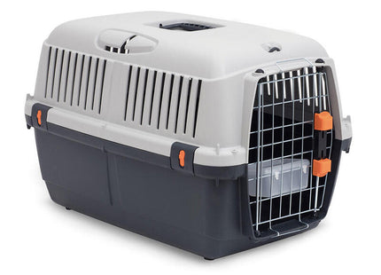 Transportin Travel Puerta Metalica Con Cierre De Seguridad Con Normativa Iata 48x32x31cm