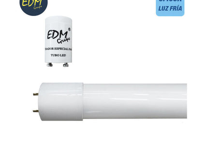 Tubo Led T8 18w 2000lm 6500k Luz Fria (Eq.36w) Ø2,6x120cm Edm