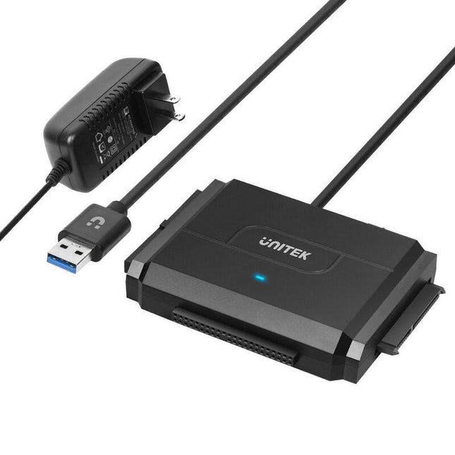 Unitek Convertidor Usb 3.0 A Ide+Sata Ii On/Off Switch, Y-3324