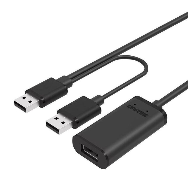 Unitek Y-277 Cable Usb 5 M 2.0 2 X Usb A Usb A Negro