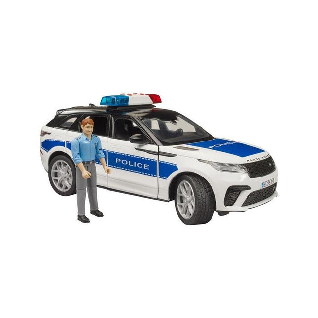 Vehiculo Policial Bruder Range Rover Velar Con Policía, Modelo Vehículo 02890