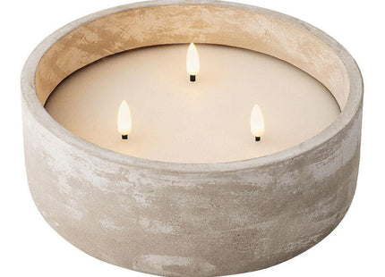 Vela A Pilas Indoor&Outdoor 28x8cm 3 Leds E.Llama Lumineo