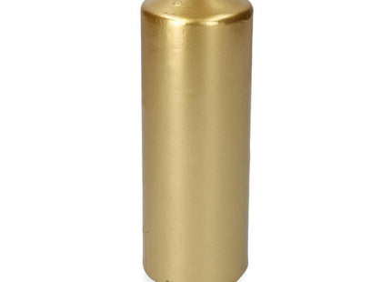 Vela Dorada/Plateada Ø7x20cm Colores Surtidos