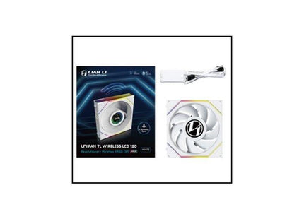 Ventilador 120x120 Lian Li Unifan Tl-Lcd Wireless White