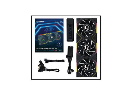 Ventilador 120x120 Lian Li Unifantl-Lcd Wireless Black R