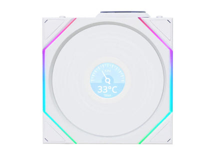 Ventilador 120x120 Lian Li Unifantl-Lcd Wireless White R