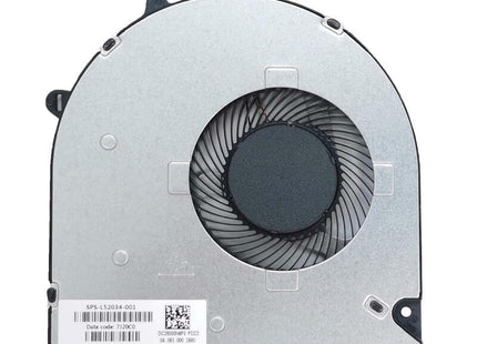 Ventilador Cpu Para Portátil Hp 15 Dw 15 Du 250 G8 255 G8 250 G9 15s Dy 15s Du L52034 001
