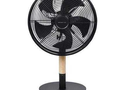 Ventilador De Mesa Emerio, 30cm, 3 Velocidades, 5 Aspas, Negro