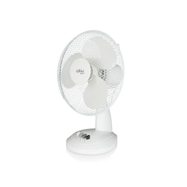 Ventilador De Mesa Gallet Ven9, 2 Velocidades 23 W, Oscilacion, 23 Cm Blanco