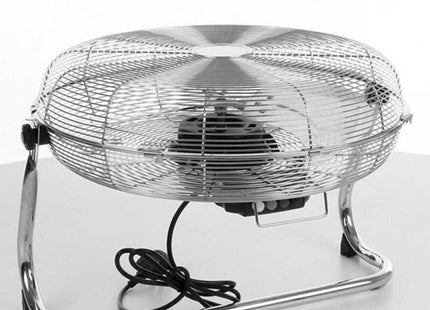 Ventilador De Suelo Industrial Haeger New Tornado 3 Aspas Metalicas 45cm 90w Interruptor Giratorio 3 Velocidades