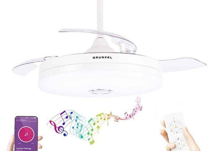 Ventilador De Techo Grunkel Skywind-42bt2 W Aspas Cm Velocidades