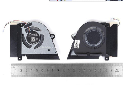 Ventilador Para Computadora Portátil Asus Ga401q Ga401qc Qe Qh Ga401qm Ga401ihr Gpu, Copia Alta