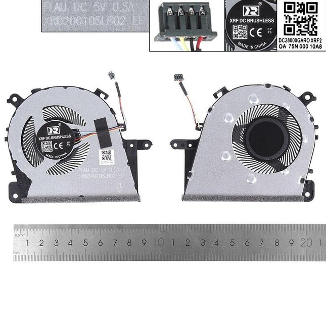 Ventilador Para Computadora Portátil Blanco Lenovo Ideapad 3 14iml05 S145 14 Ventilador Del Radiador Para Computadora Portátil C
