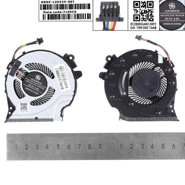 Ventilador Para Computadora Portátil Hp Pavilion 15 Cx 15 Cx0060tx Tpn C133 Ventilador Gpu Oem