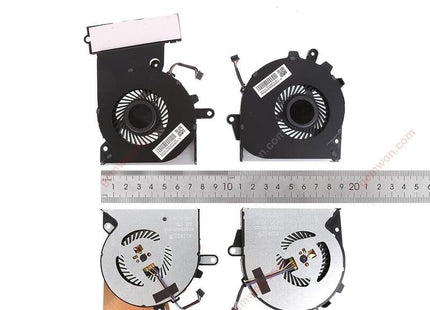 Ventilador Para Computadora Portátil Hp Pro Tpn Q194 15 Ce 3plus (Ventilador Cpu + Gpu, Copia Alta)