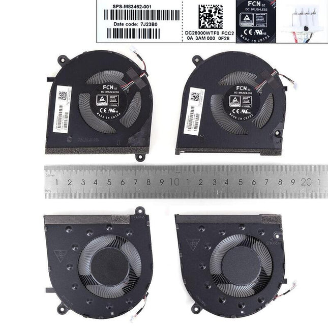 Ventilador Para Computadora Portátil Hp Spectre X360 16 Pulgadas 2 En 1 16 F 16t Fl+R,Org M83462 001