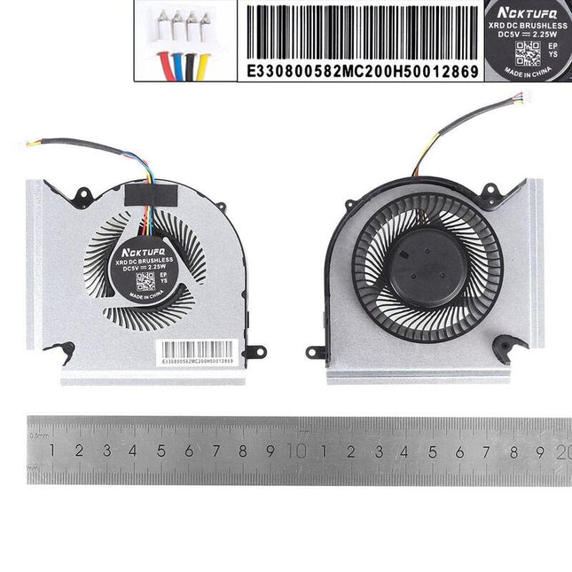 Ventilador Para Computadora Portátil Msi Ge66 Gp66 Gl66 Ms 1541 1542 N453 N454gpu Copia Alta
