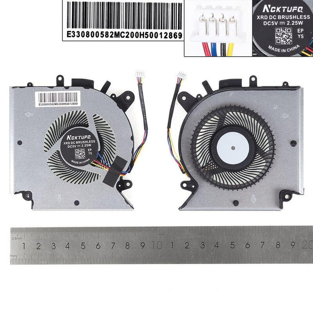 Ventilador Para Computadora Portátil Msi Gf66 Gl66 Ms 1581 N459 N460 Cpu, Copia Alta