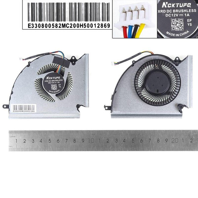 Ventilador Para Computadora Portátil Msi We76 Ge76 Gp76 Ms 17k3 17k2 17k1l+R, Copia Alta