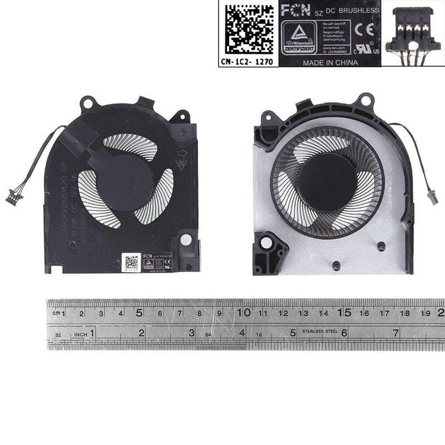 Ventilador Para Portátil Dell G15 5510 5511 Rtx3060 Rtx3050 Cpuorg Rtx3060 Rtx3050