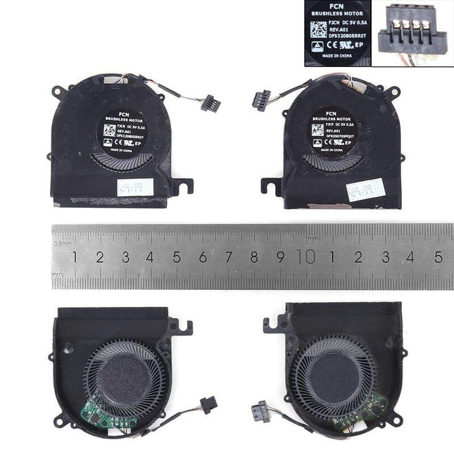 Ventilador Para Portátil Hp Elitebook X360 1020 G2cpu+Gpu,Org Nd55c29 16k22